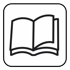Un livre ouvert posé à plat. 